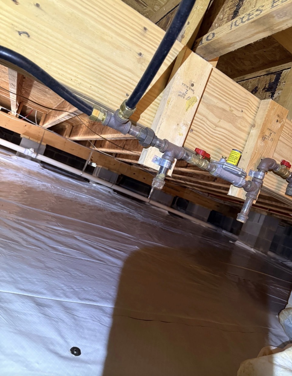 Plumbing upgrade in encapsulated space